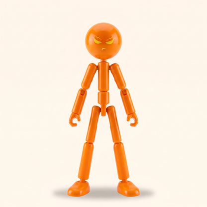 StickSquad Stickman Action Figure in Orange