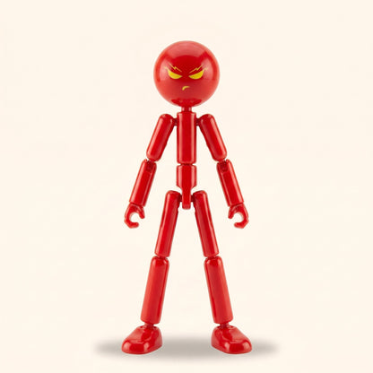 StickSquad Stickman Action Figure in Red
