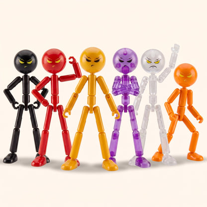 StickSquad Stickman Action Figures in all six colors