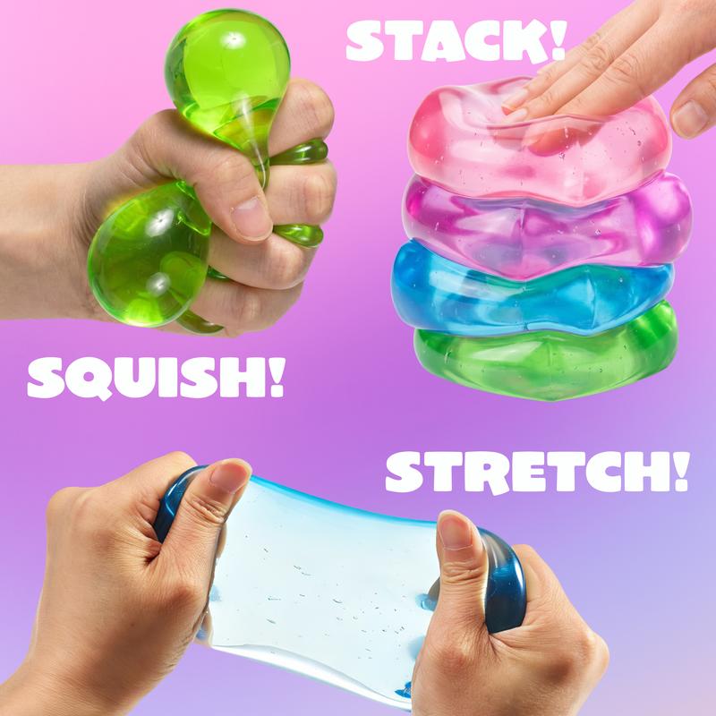Slow-Rise Squishy Stress Cubes - 4 Pack product image 4