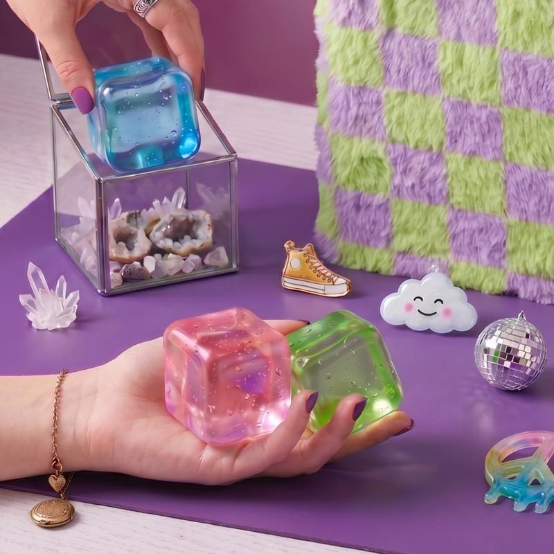 Slow-Rise Squishy Stress Cubes - 4 Pack product image 8