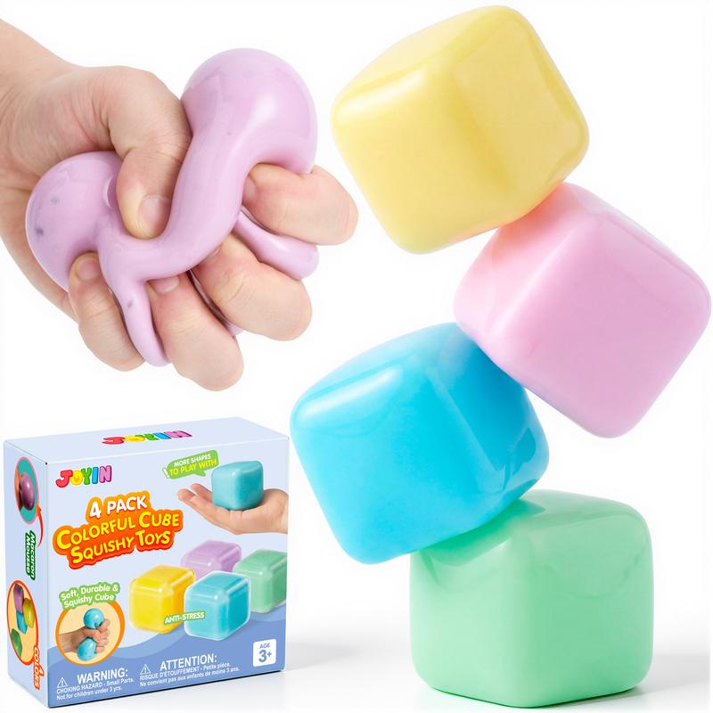 Slow-Rise Squishy Stress Cubes - 4 Pack product image 10