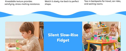 Slow-Rise Squishy Stress Cubes - 4 Pack product image 20