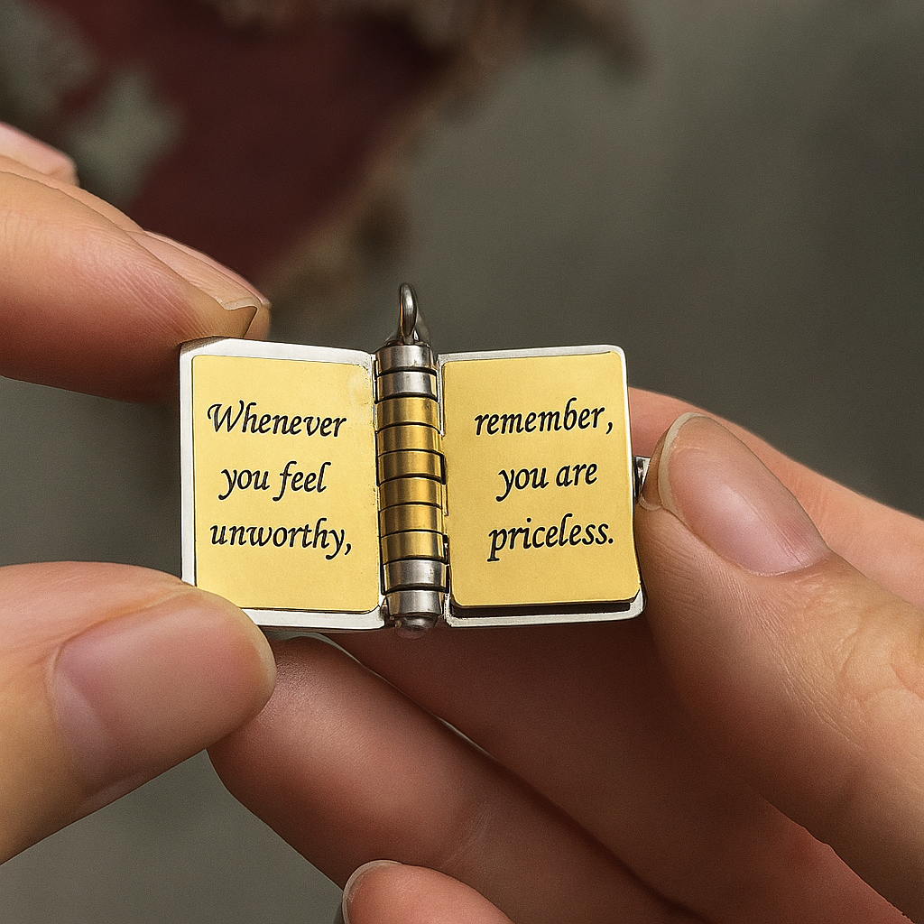 Book Locket Necklace — The Wearable Love Letter