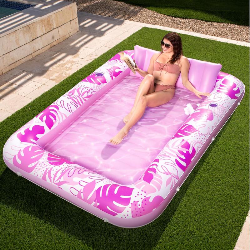 Backyard tanning pool lounge variant Pink Tropical / XL