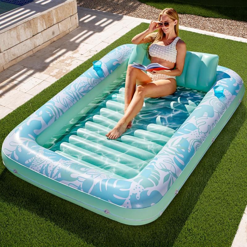 Backyard tanning pool lounge variant Cyan / L
