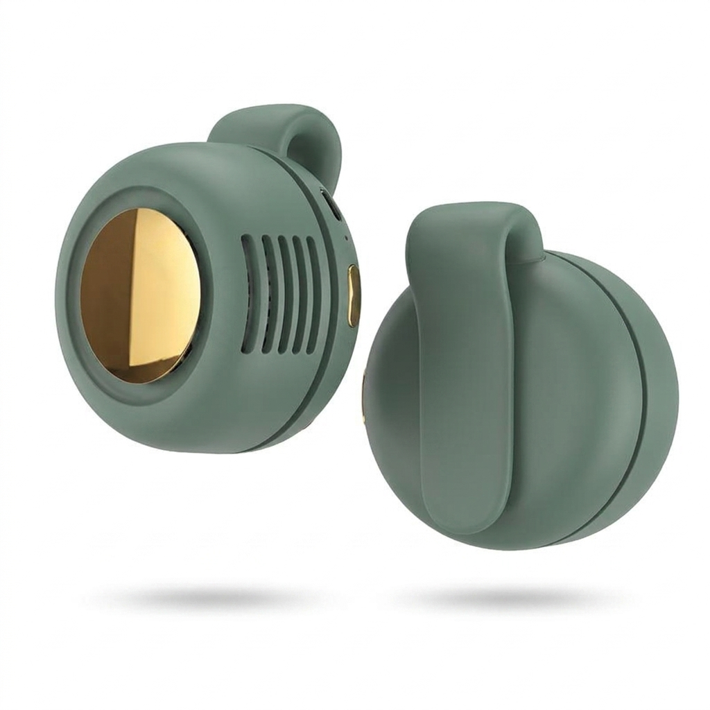 Whirlwind Clip-On Fan — Silent Bladeless Personal Cooling