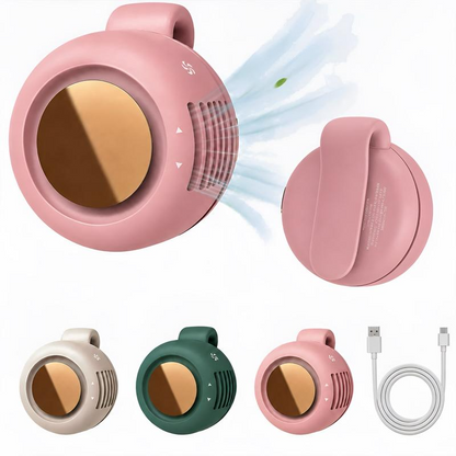 Whirlwind Clip-On Fan — Silent Bladeless Personal Cooling