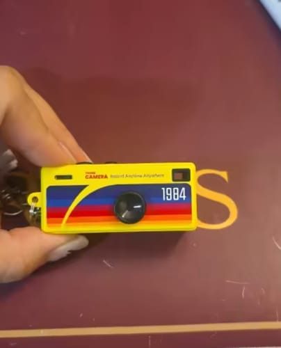 Customer photo with their Rewynd camera
