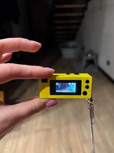 Customer photo with their Rewynd camera