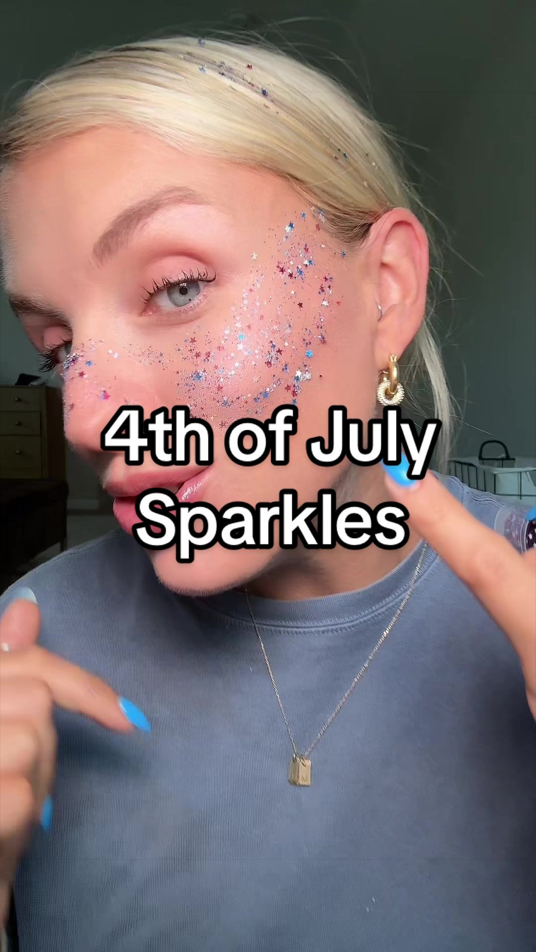 4th of July sparkle look