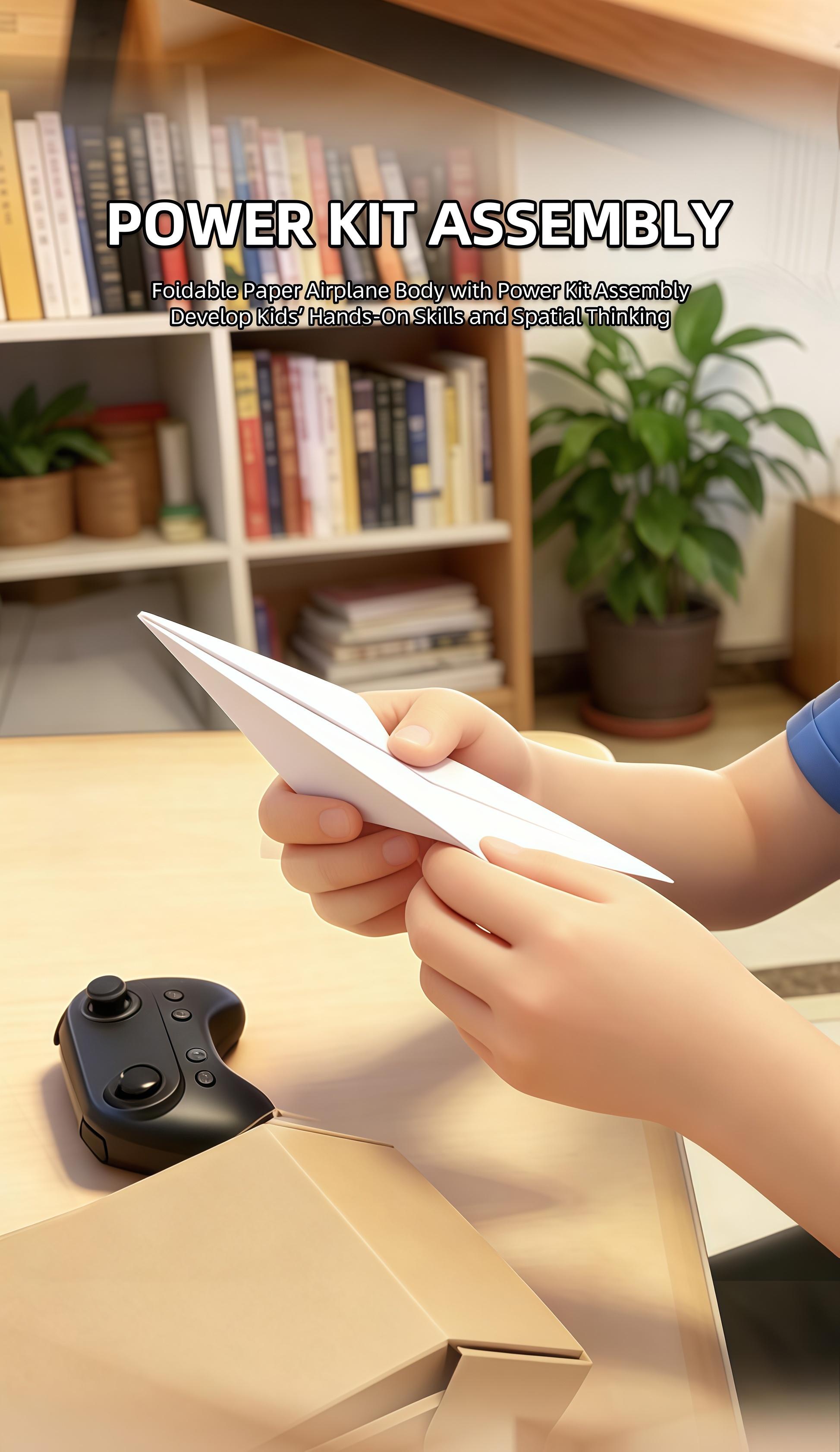 RC paper airplane assembly reference